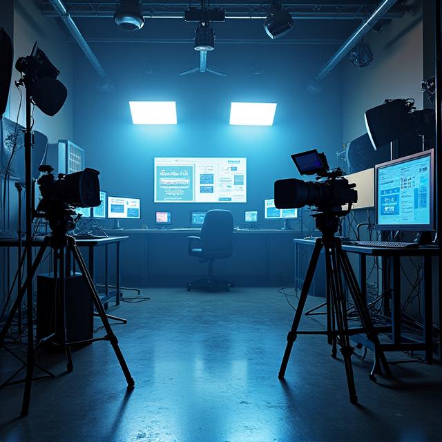 Estudio profesional de producción de video